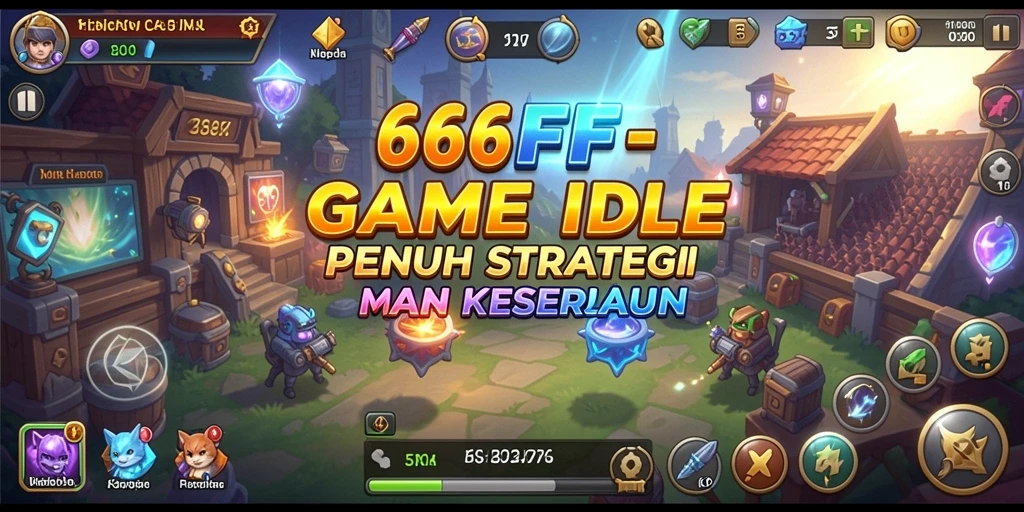 Tangkapan layar gameplay 666FF yang menunjukkan mekanisme Idle yang menarik.