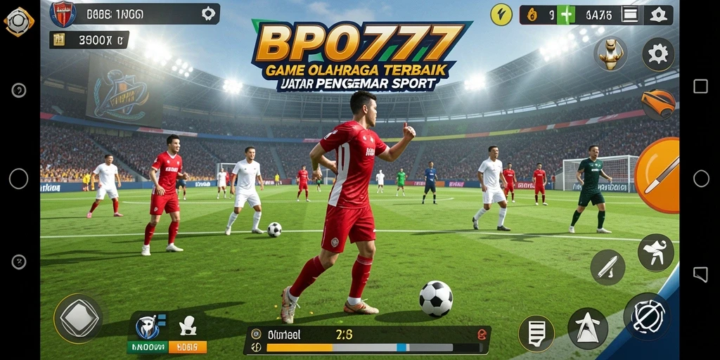 Tampilan screenshot utama BPO777 menunjukkan gameplay seru dalam olahraga.