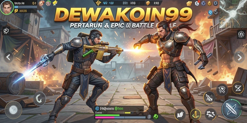Tampilan epic dari gameplay DEWAKOIN99 yang penuh aksi.