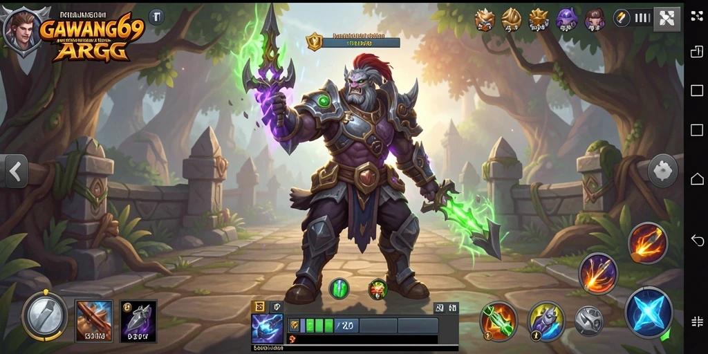 Tampilan gameplay seru GAWANG69 dalam aksi ARPG.