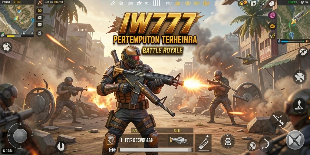 Tampilan seru pertempuran di IW777 dengan grafis mengesankan.