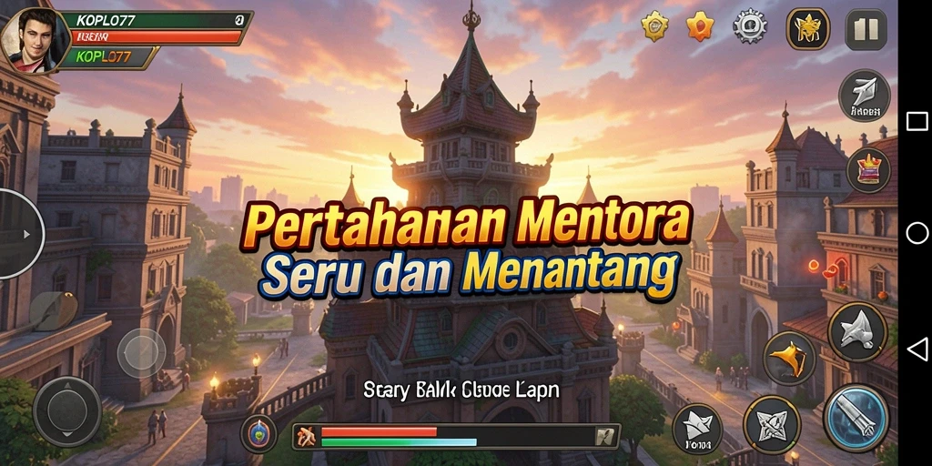 Tampilan gameplay seru dan menantang dalam KOPLO77.