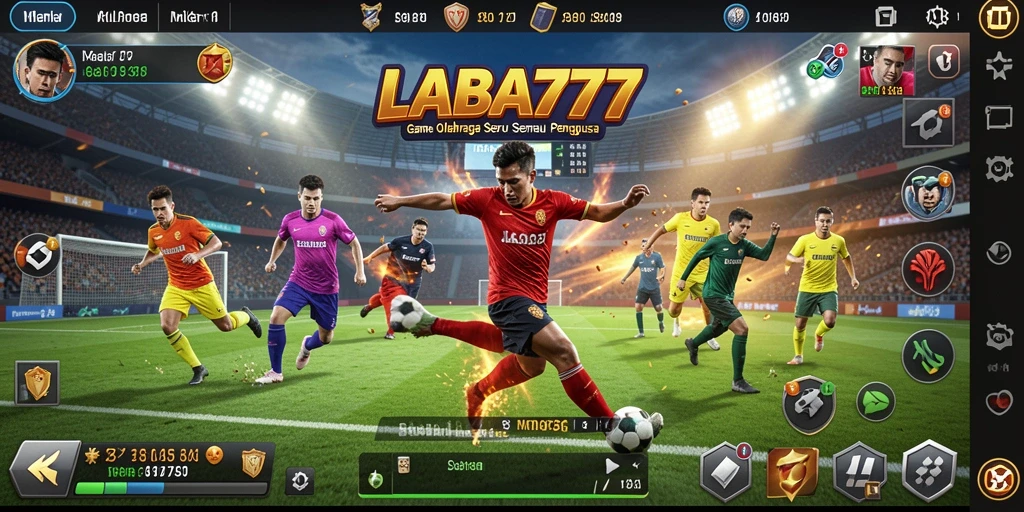Screenshot LABA777 menampilkan gameplay olahraga yang seru dan interaktif.