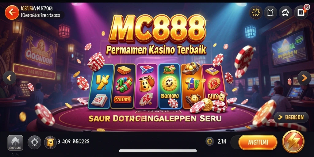 Tampilan gameplay menarik dari MC888 yang menawarkan pengalaman Kasino yang seru.