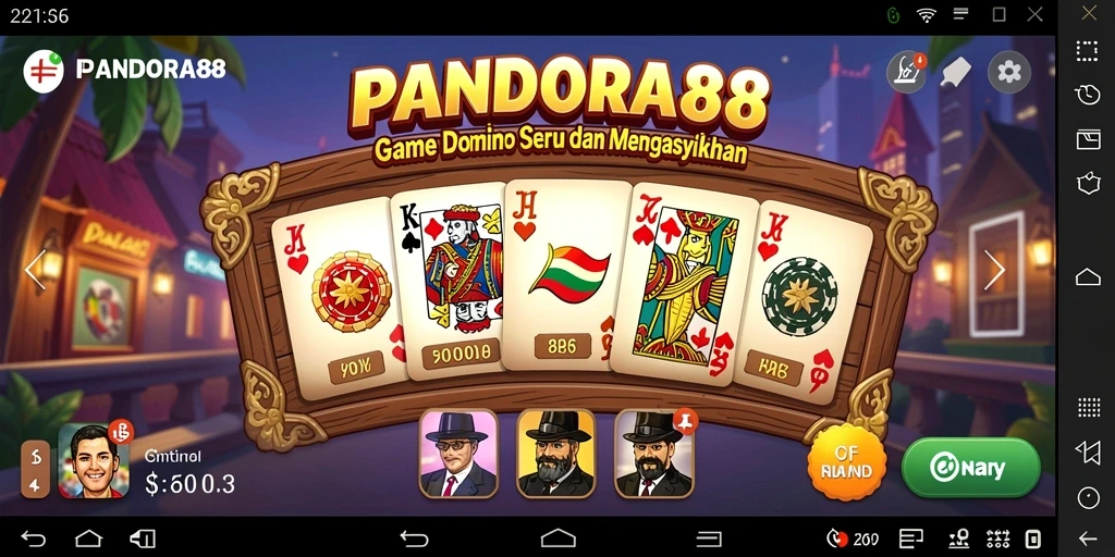 Screenshot gameplay PANDORA88 yang menampilkan momen seru permainan Domino.