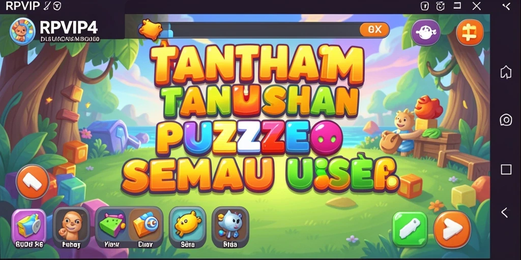 Tampilan gameplay seru RPVIP4 yang menantang pikiran.